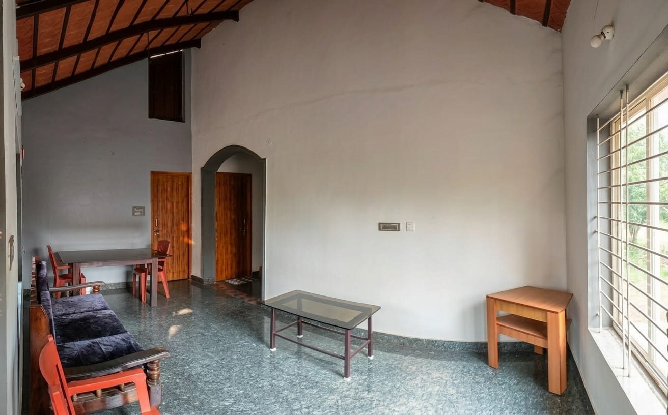 Spacious living room of the 2BHK house